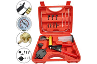 Thumbnail for Brake bleeder kit vacuum pump with hoses attached