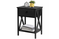 Thumbnail for Bedside Table with Drawers