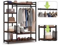 Thumbnail for Metal Wardrobe Clothes Rack Clothes Organizer