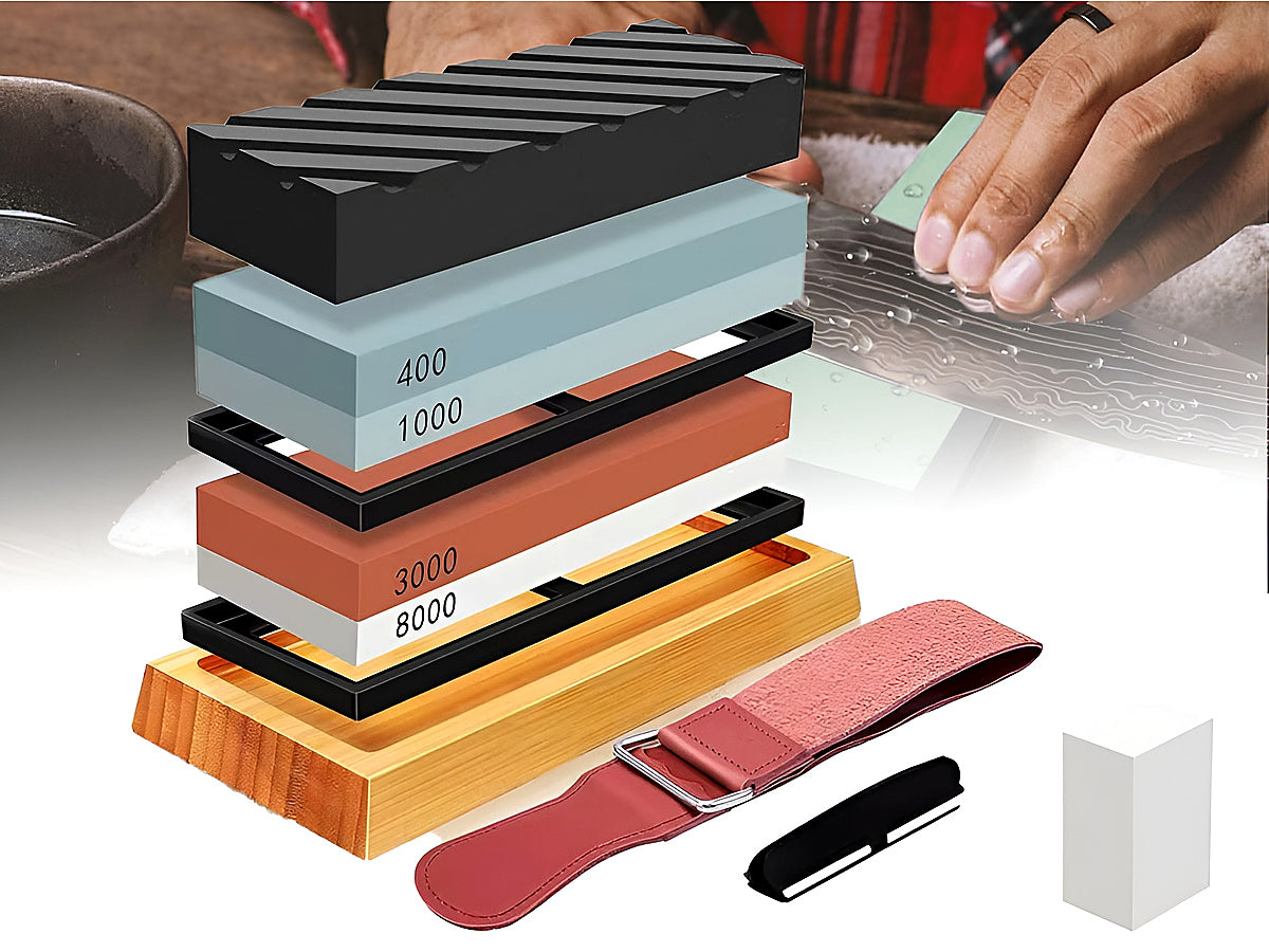 Knife Sharpener Whetstone Kit