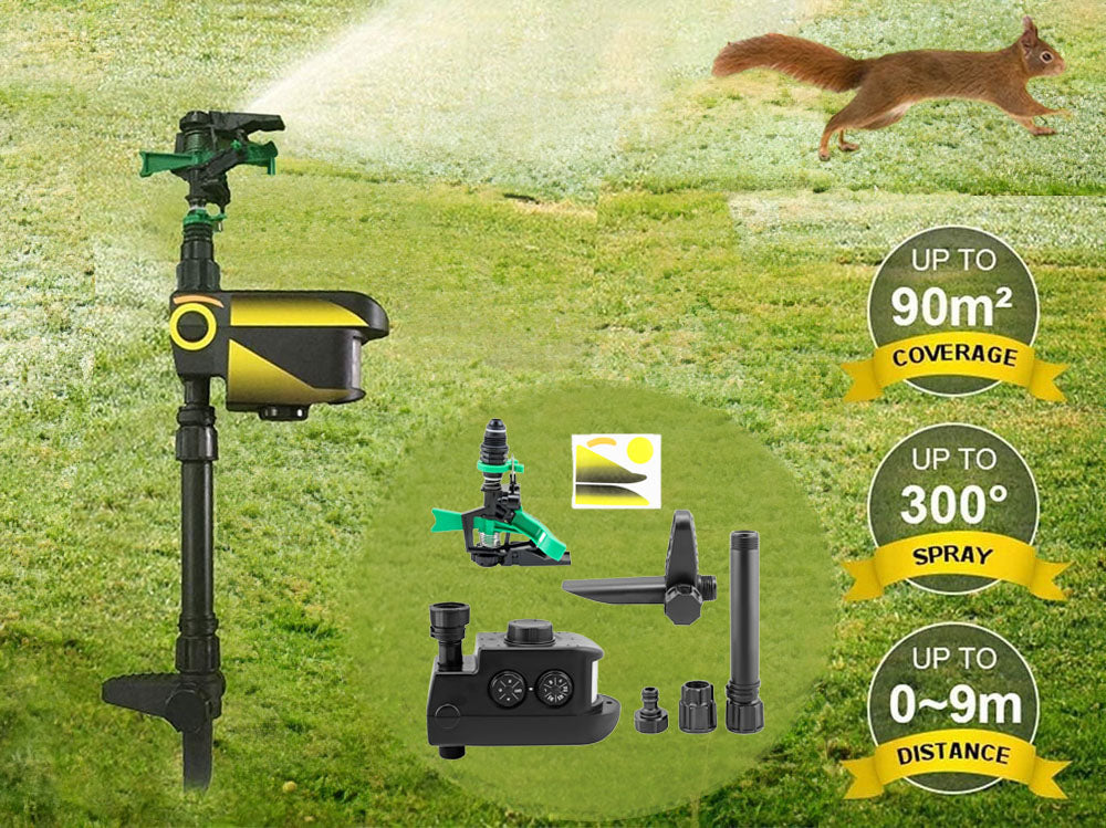 Water Sprinkler Animal Repellent Water Spray Animal Repeller