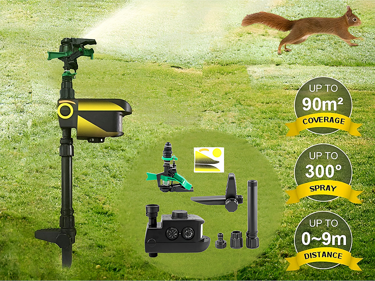 Water Sprinkler Animal Repellent Water Spray Animal Repeller