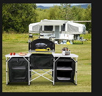 Thumbnail for Camping Kitchen Table Portable Folding Camp Cook Table