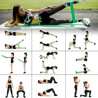 Thumbnail for 5Pcs Resistance Bands Exercise Yoga Pilates Rubber Fitness Training