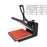 Thumbnail for Digital LCD control panel on heat press