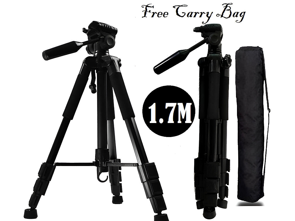Tripod 1.7m + FREE Carry Bag