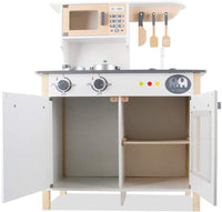 Thumbnail for Wooden Play Kitchen Kids Kitchen Set Pretend Playset