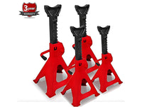 Thumbnail for Axle Stand Pair Steel Jack Auto Stands, 3 Ton Capacity
