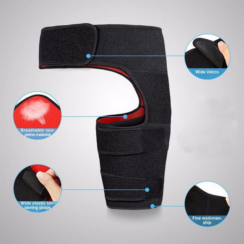 Groin Support Hip Brace Compression Groin Wrap for Thigh Hamstring