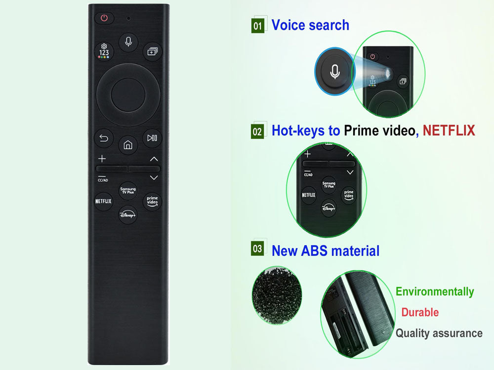 Universal remote showing Netflix and Prime keys