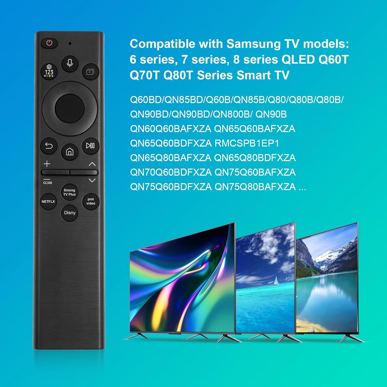 Universal Samsung remote pre-programmed