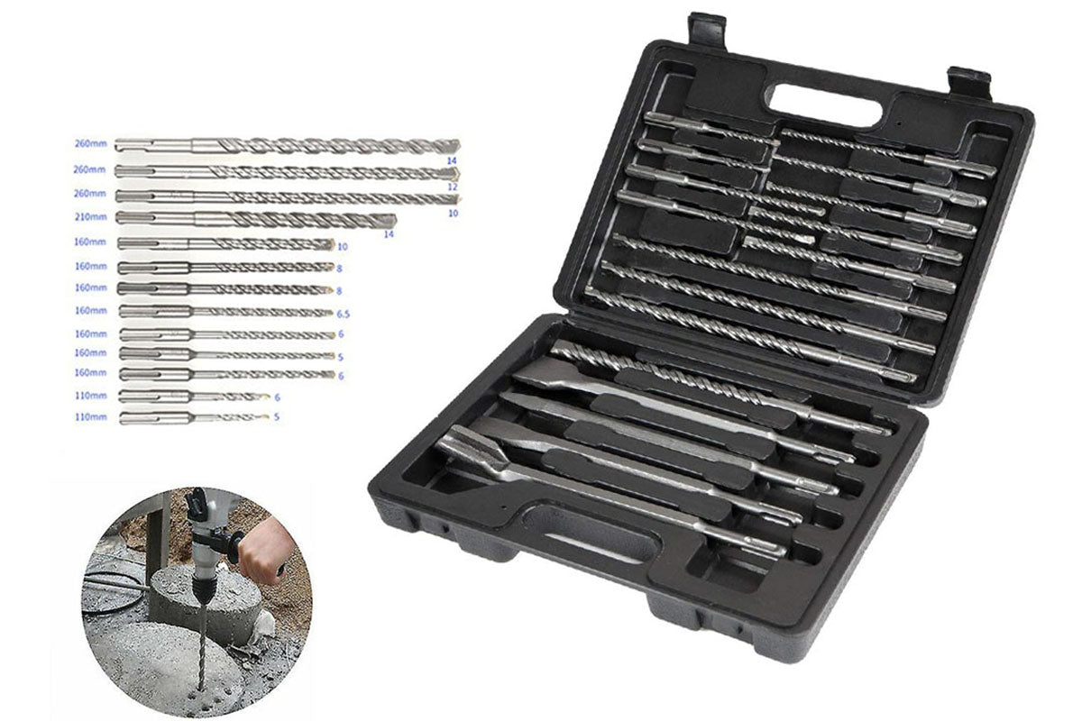 Rotary Hammer Drill Chisel Bits Set Masonry Hole Tool Drill Bit SDS