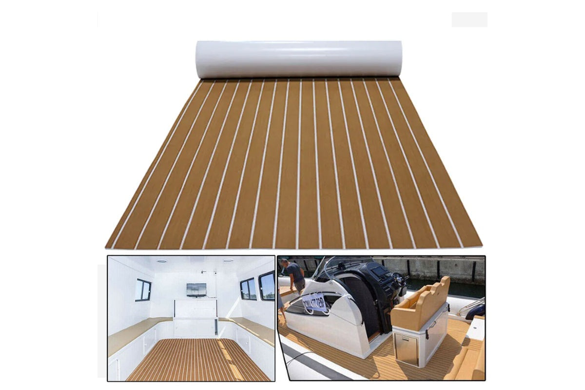 Boat decking mat showing 6mm thickness