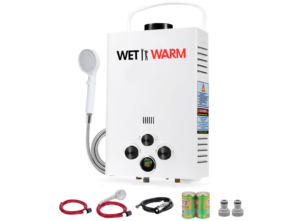 Gas Water Heater 8L + 12V Pump