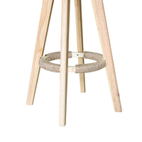 Thumbnail for Bar Stools Chair 360 Degree Swivel gray