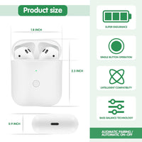 Thumbnail for Replacement Wireless Charging Case for AirPods 1 & AirPods 2