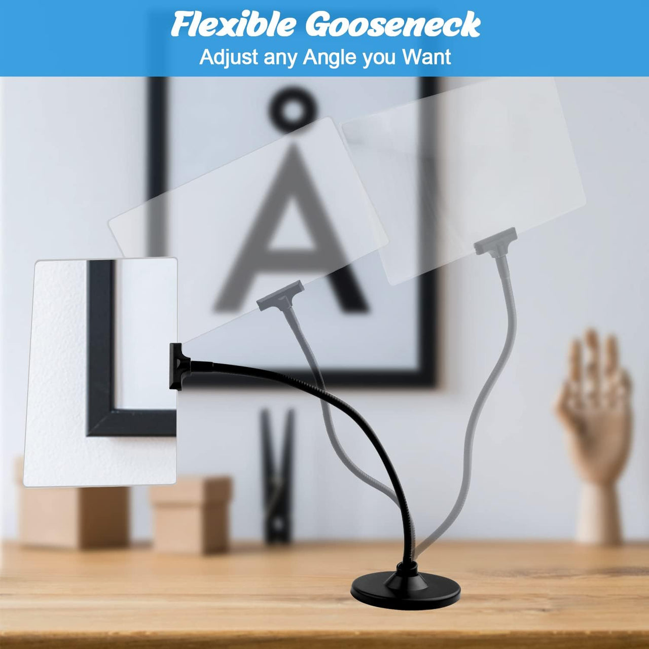 4X Magnifying Glass with Stand for Reading