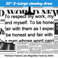 Thumbnail for 4X Magnifying Glass with Stand for Reading