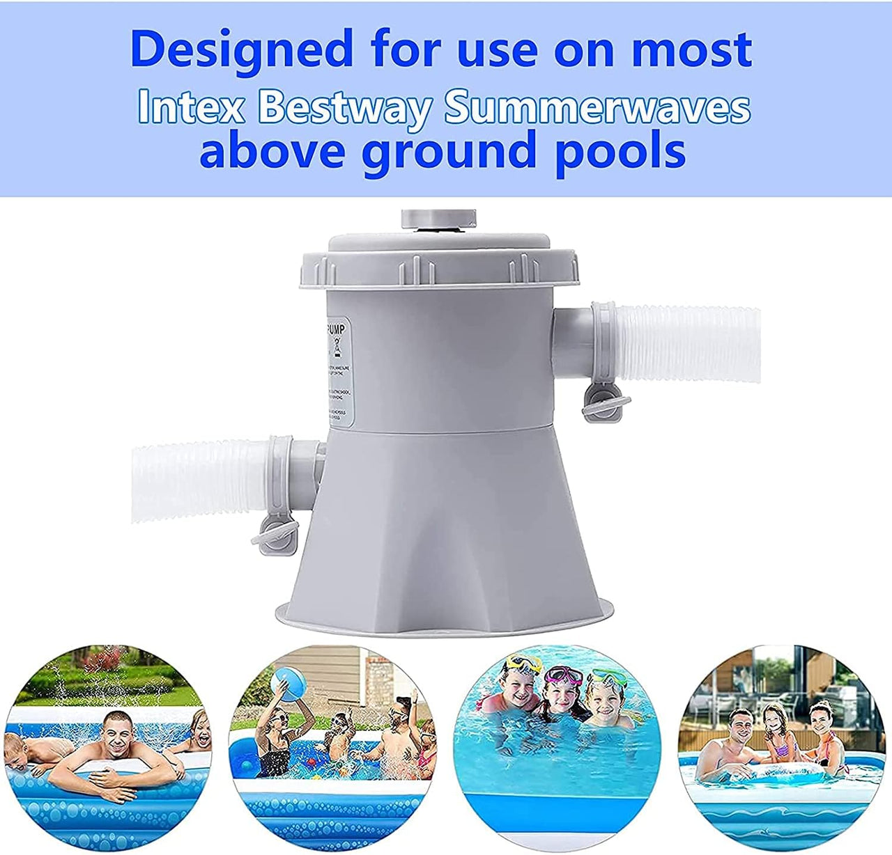 Swimming Pool Filter Pump 330 Gallon