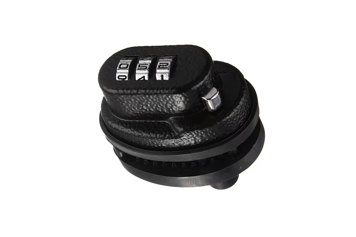 Combination lock for gun trigger with reset button