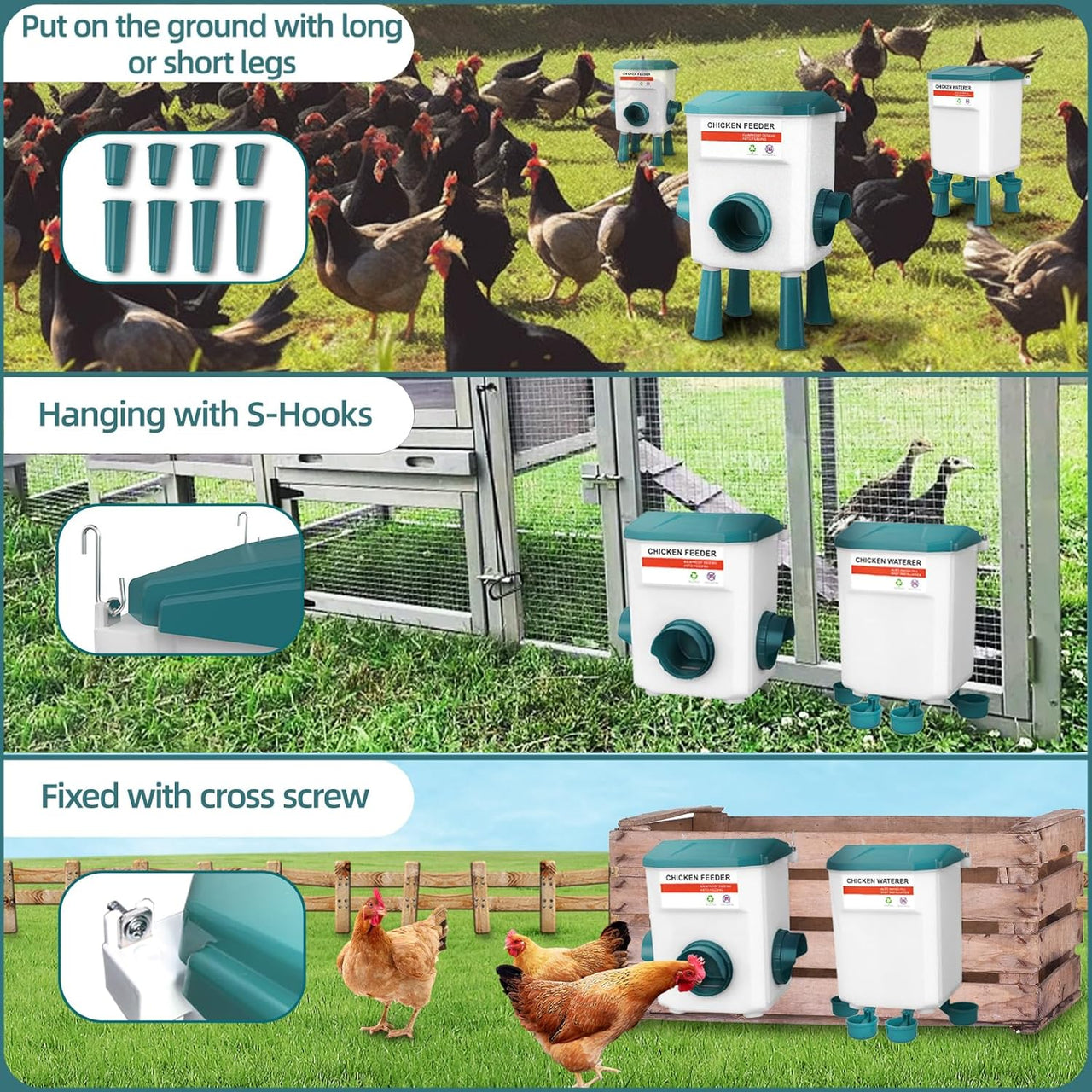 Automatic Chicken Feeder Chicken Drinker