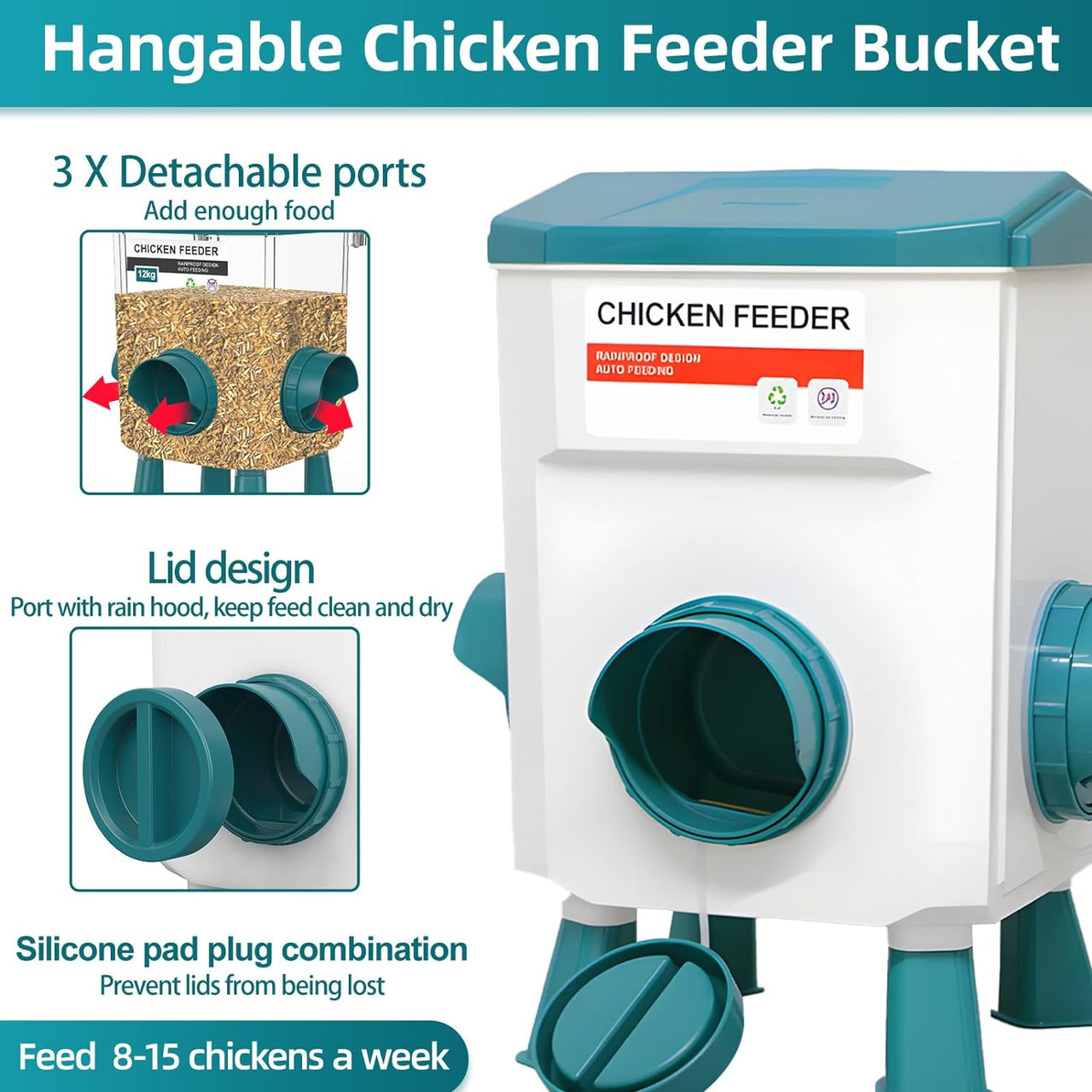 Automatic Chicken Feeder Chicken Drinker