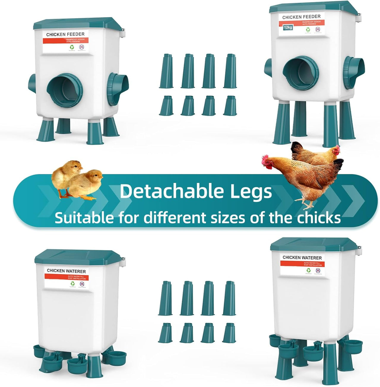 Automatic Chicken Feeder Chicken Drinker
