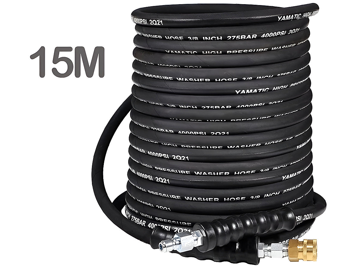 High Pressure Hose 4000PSI 3/8 QC 15M