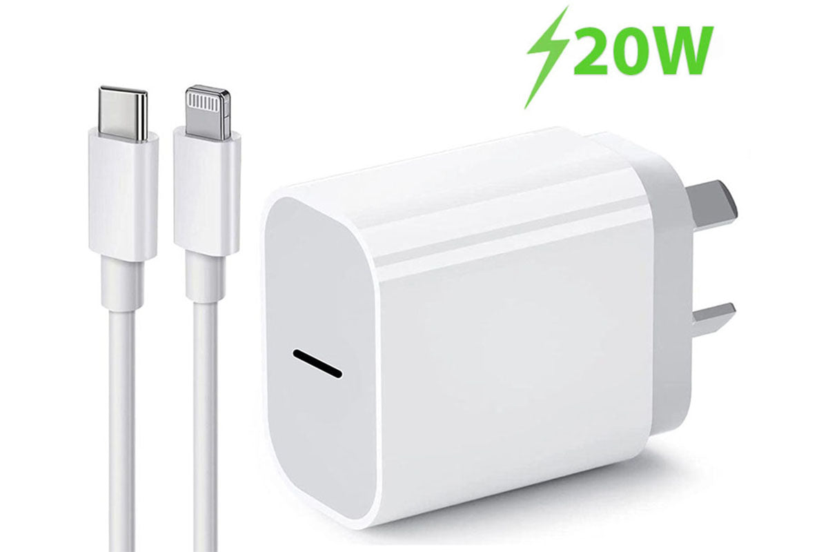 Replacement iPhone charger 20W USB C with cable