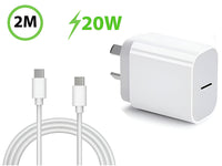 Thumbnail for iPhone Fast Charger, 20W Adapter with USB-C to USB-C  Cable