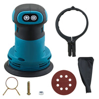 Thumbnail for Orbital sander showing dust bag attachment