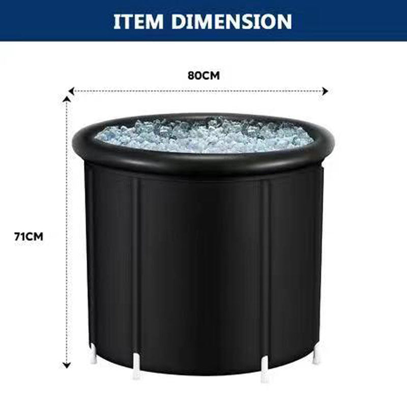 Protective cover included with ice bath
