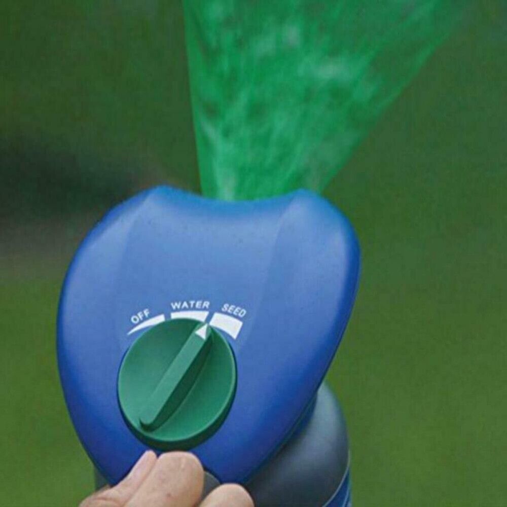 Seed sprayer bottle with measurement markings