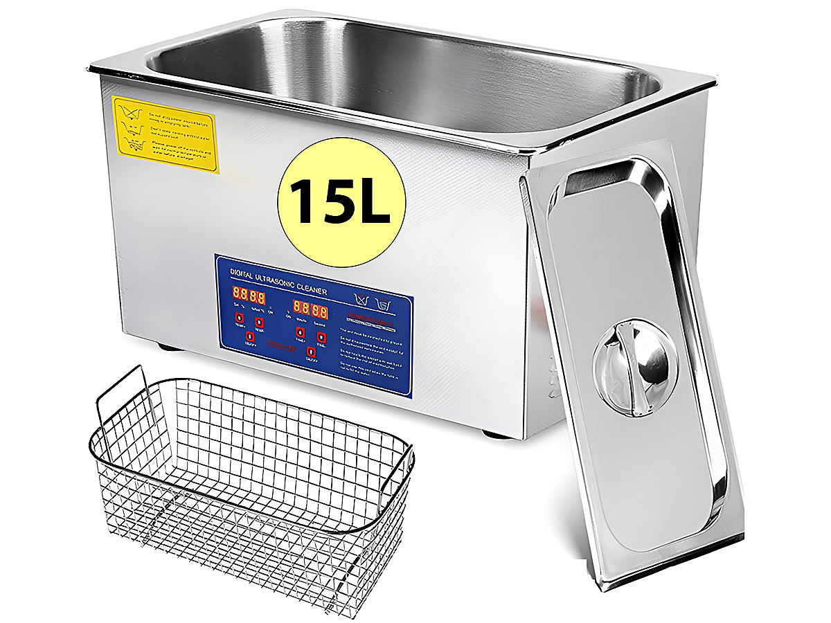 Ultrasonic cleaner cleaning basket inside tank