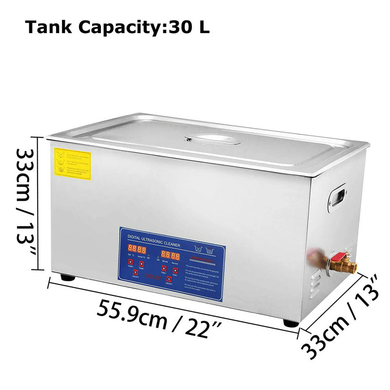 Ultrasonic Cleaner 30L Heated Ultrasonic