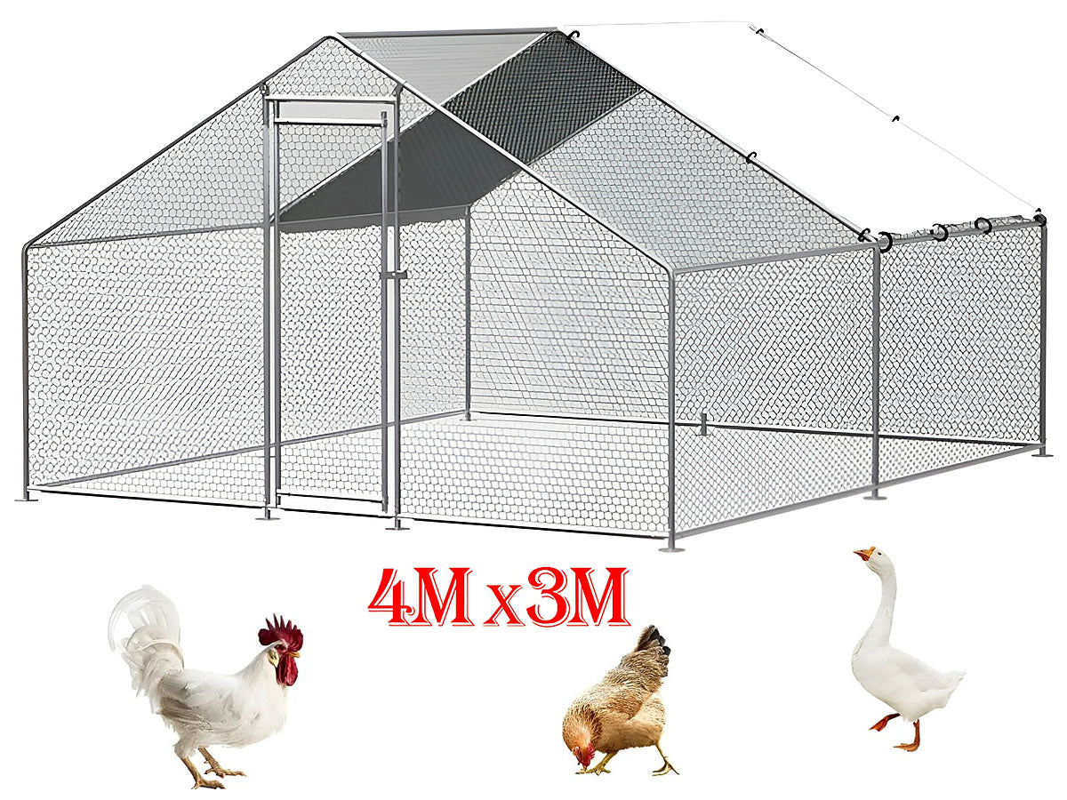 Outdoor Chicken Coop 4Mx3M