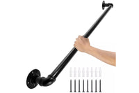 Thumbnail for Side view showing sturdy iron pipe construction