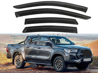 Thumbnail for Door Visor / Weather Shield / Monsoon Guard To Suit Toyota HILUX 2015-2024