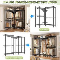 Thumbnail for Metal Wardrobe Clothes Rack