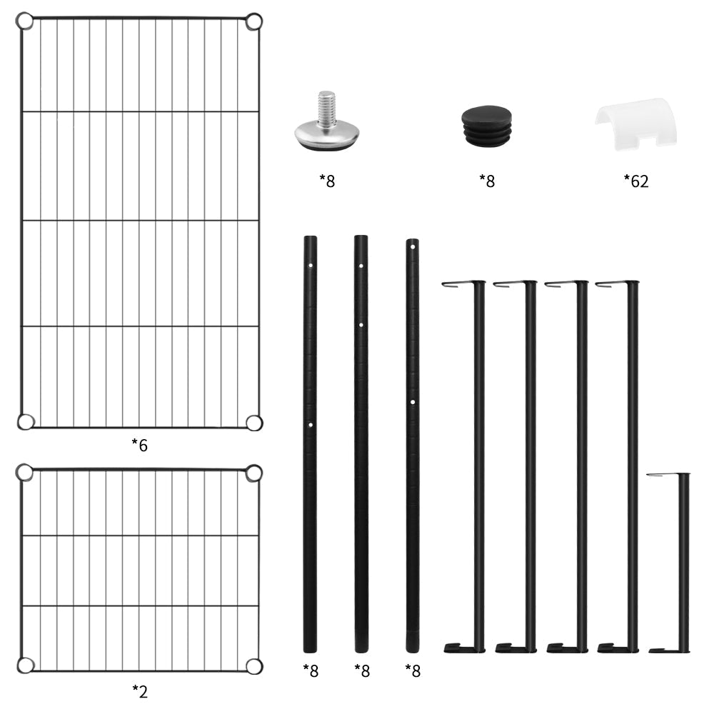 Metal Wardrobe Clothes Rack