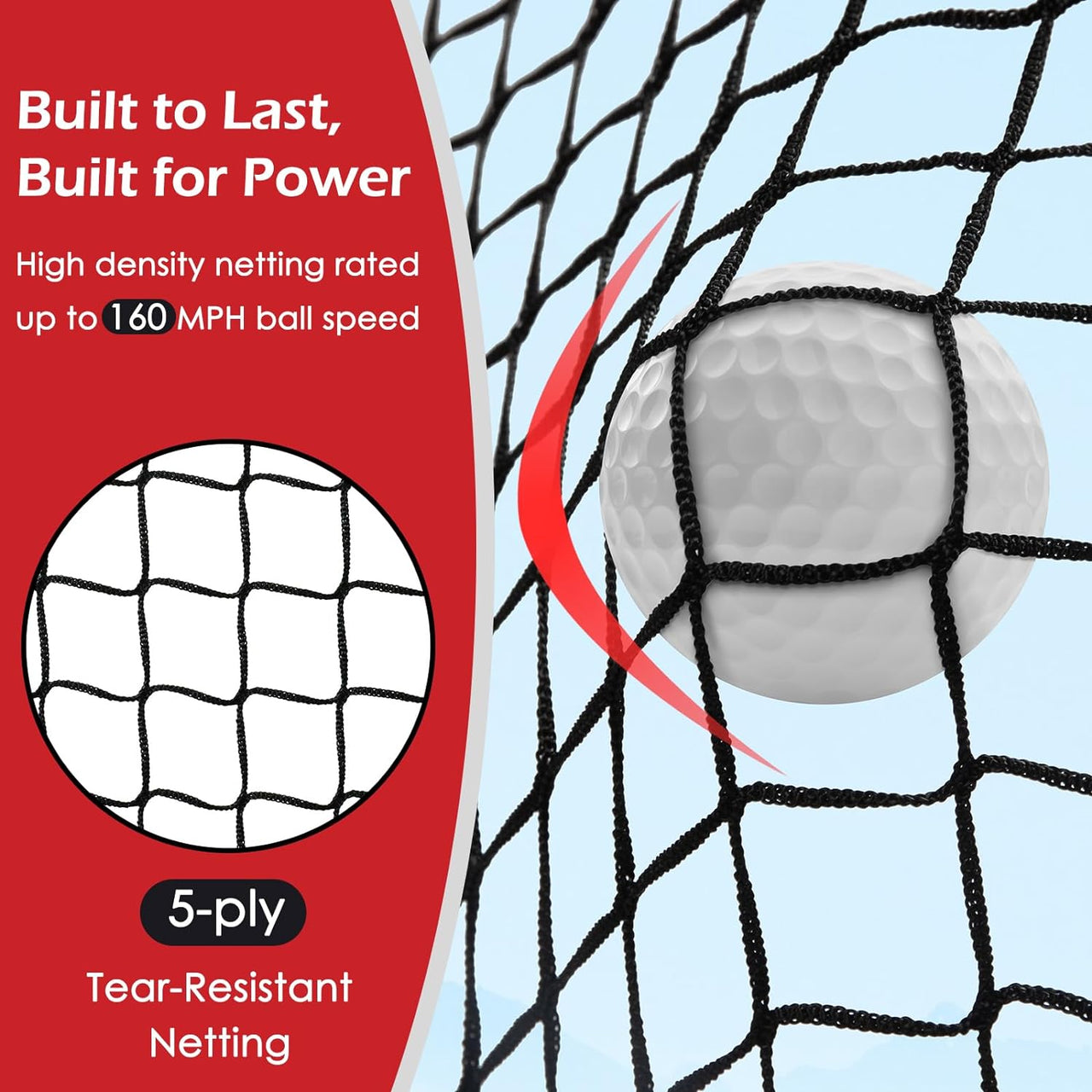 Golf Practice net with Target