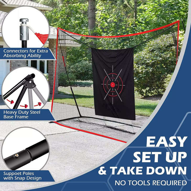 Golf Practice net with Target