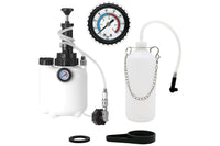 Thumbnail for Brake fluid bleeder kit components laid out