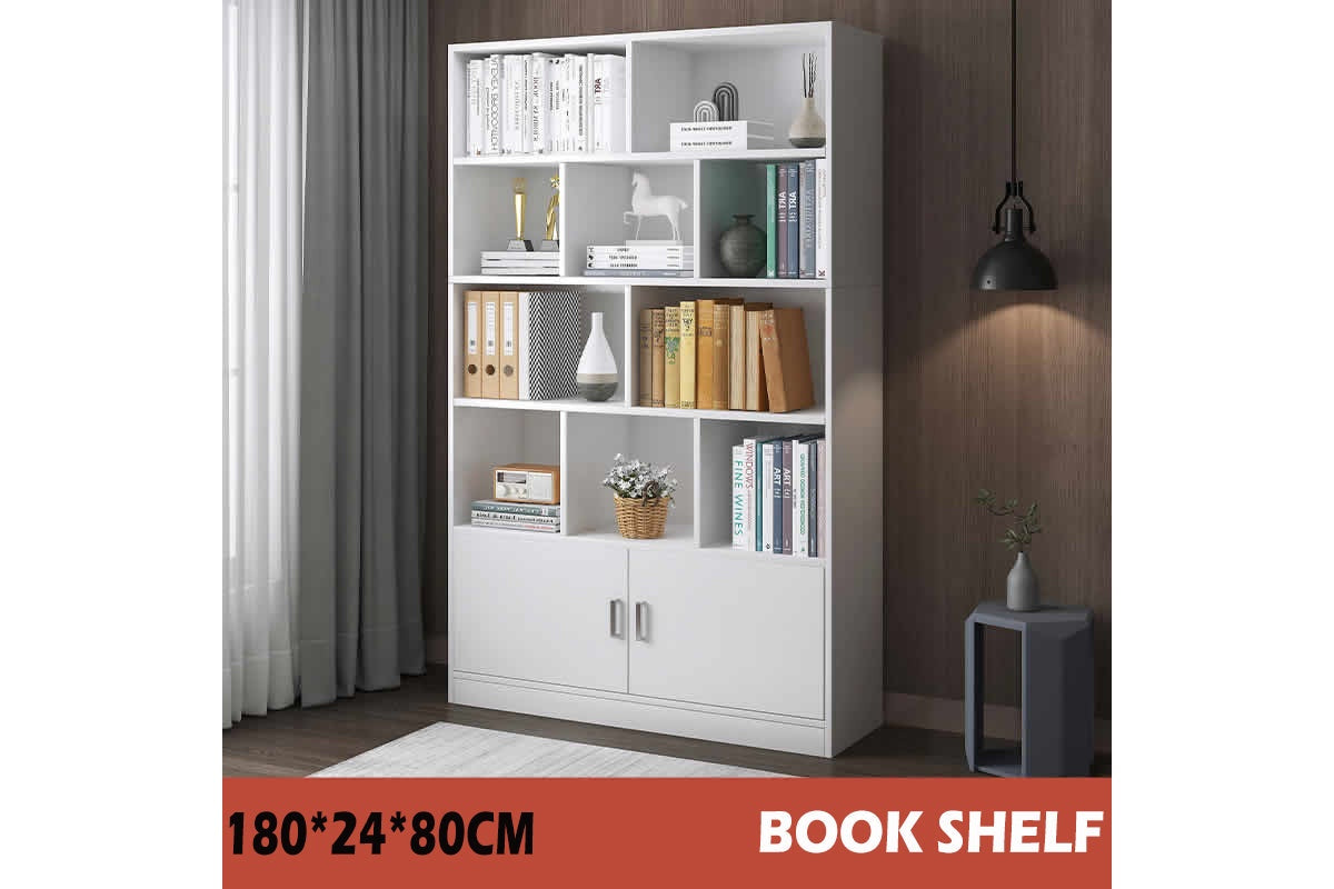 Side angle showing shelf depth