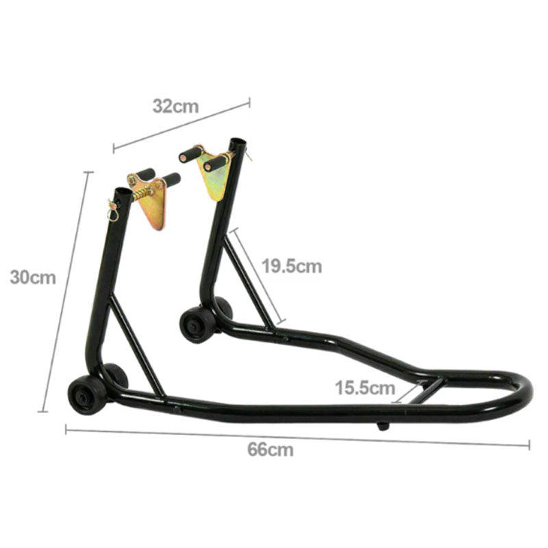 Steel frame construction of stand