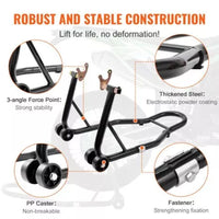 Thumbnail for Stand showing adjustable tire width