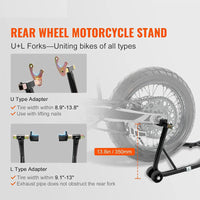 Thumbnail for Motorcycle stand extended handle for easy lifting