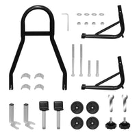 Thumbnail for Adjustable fork heads on motorcycle paddock stand