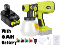 Thumbnail for Cordless Paint Spray Gun for Ryobi Battery