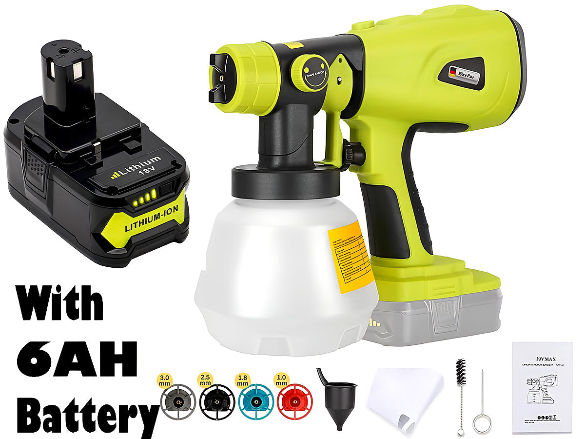 Cordless Paint Spray Gun for Ryobi Battery